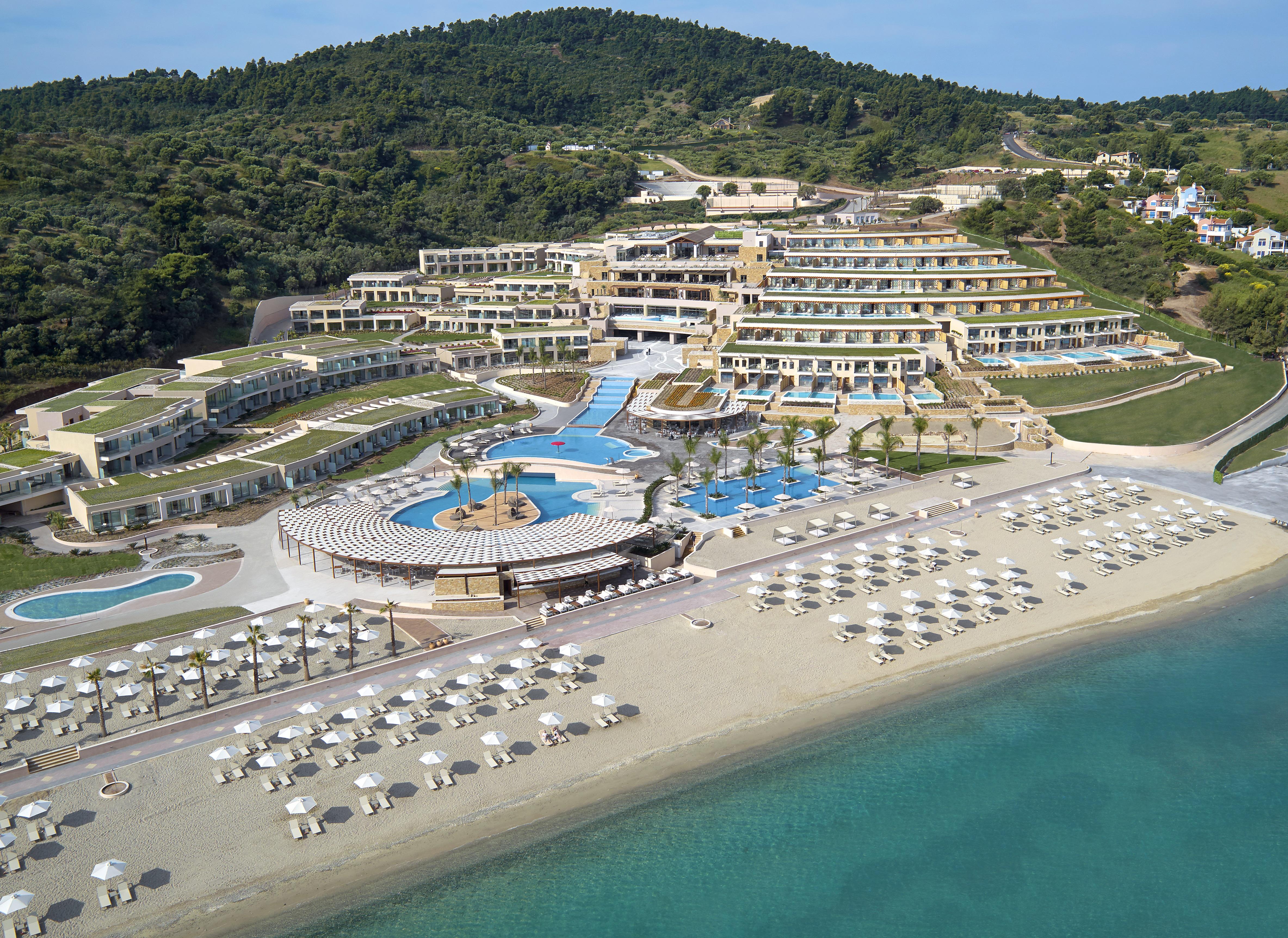 Miraggio Thermal Spa Resort Paliouri Exterior photo The resort of Porto Grande